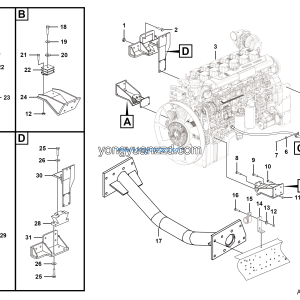 LGMG MT95 Mine Truck - Engine assembly - A0101-2701011063