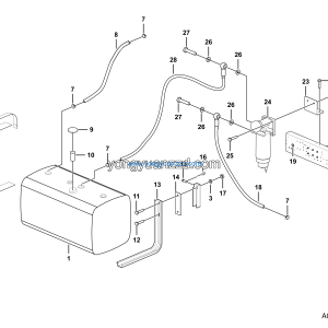 LGMG MT95 Mine Truck - Fuel - A0201-2702010272