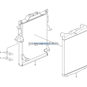 LGMG MT95 Mine Truck - Radiator assembly - A0300-4110001570