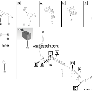 LGMG CMT106 2025 - Engine electrical system - K3401-2734011615.S1A
